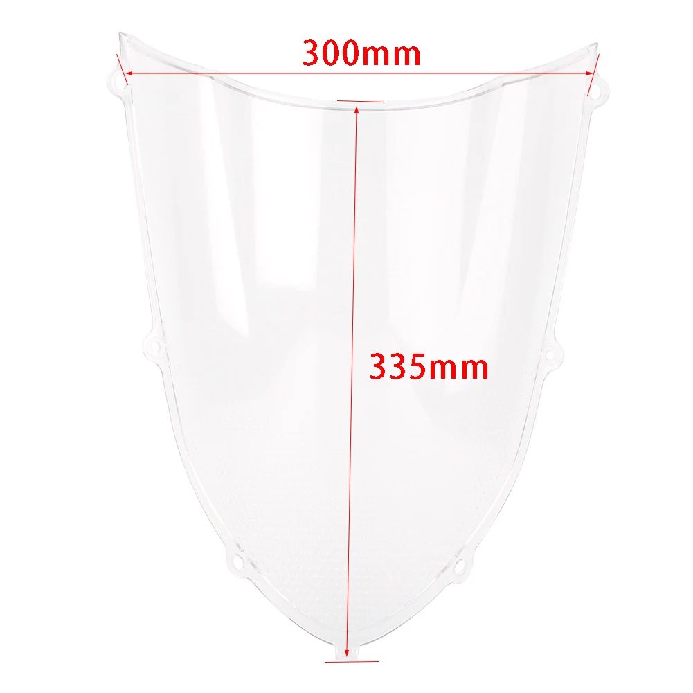 1Pc 7COLOR OPTIONAL Plastic Windshield Windscreen Double Bubble For Kawasaki ZX-10R ZX10R 2004 2005