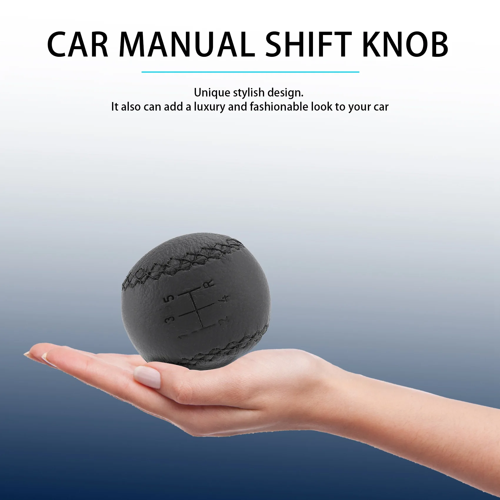 Car Manual Gear Shift Knob for SAAB 95 9-5 (1998-2010) 4777074 Transmission Gearstick Lever Shifter Arm Knob Headball