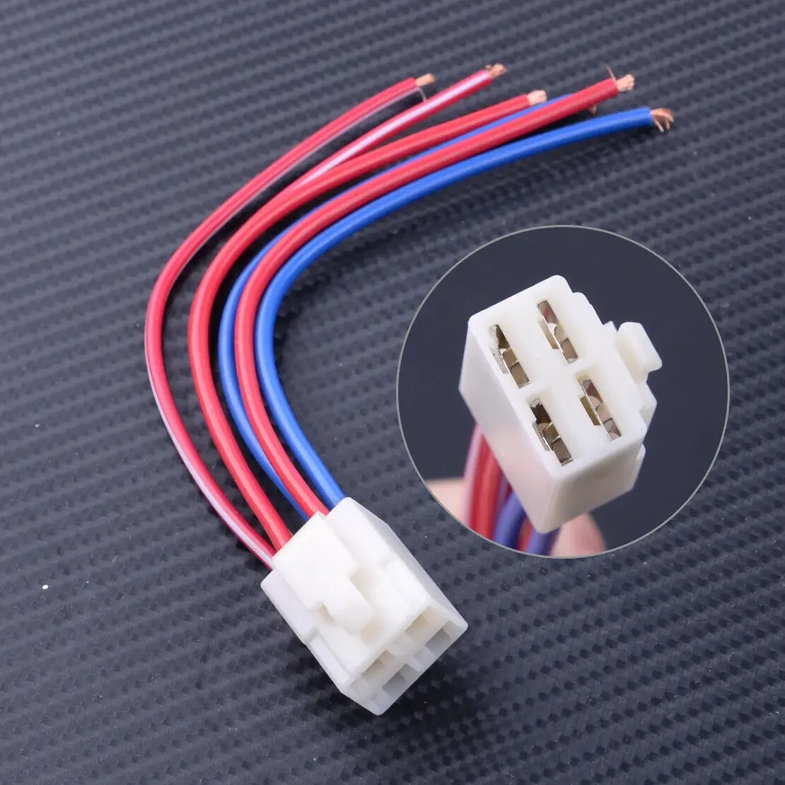 

Motor Starter Relay Solenoid Cable Plug Fit For YFM350 YFM400 YFM450 660 High Quality Metal & Plastic Material