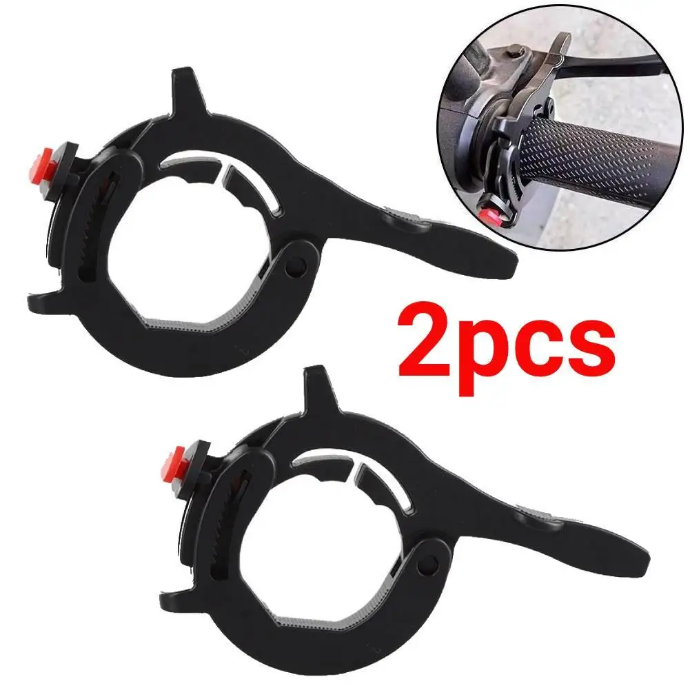 2pcs Motorcycle Cruise Control For High Grade Aluminum Lock Assist Retainer Universal Wrist Grip Handle Bar