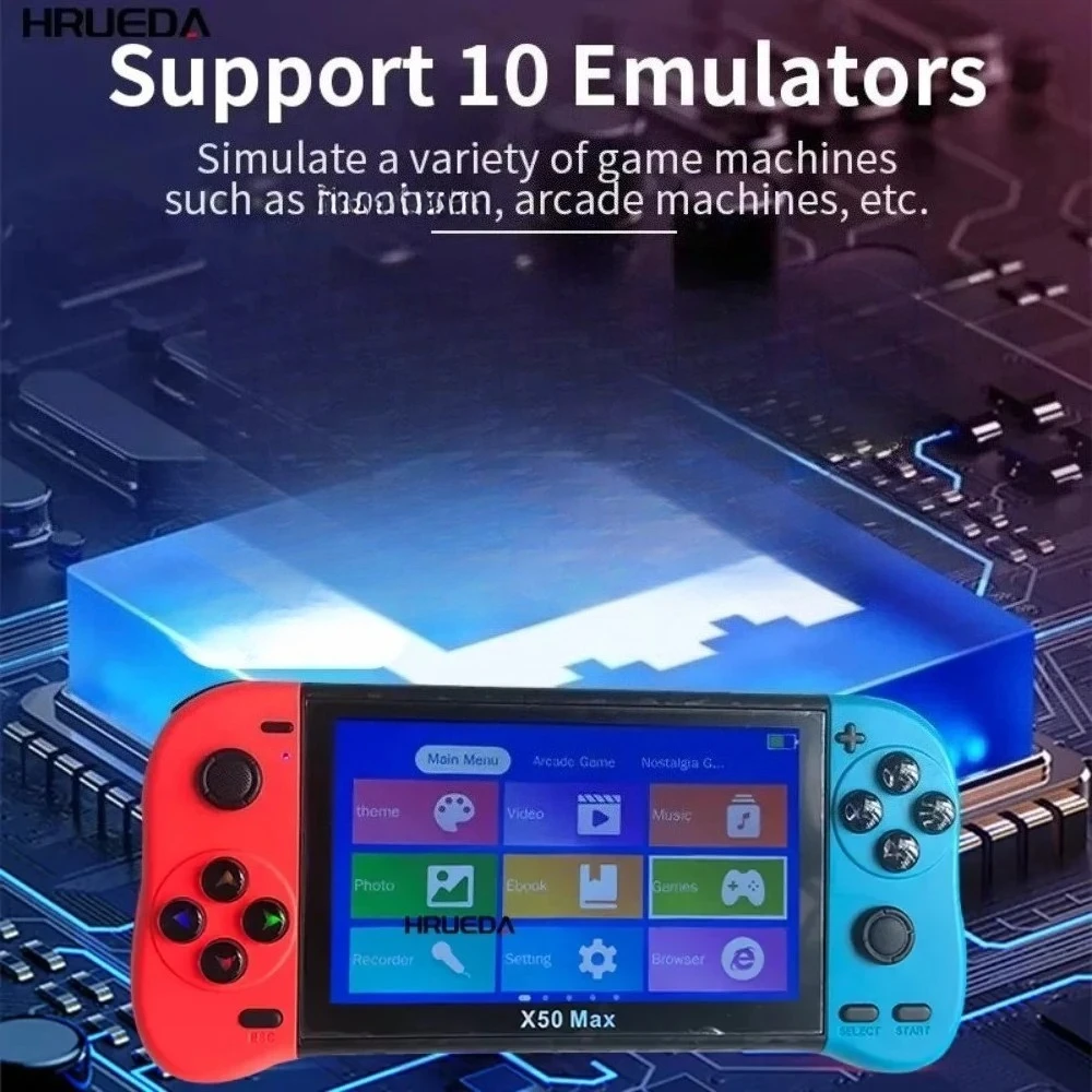 X50 Max 5.1 Inch Portable Retr - Gaming Console G90 recension och pris