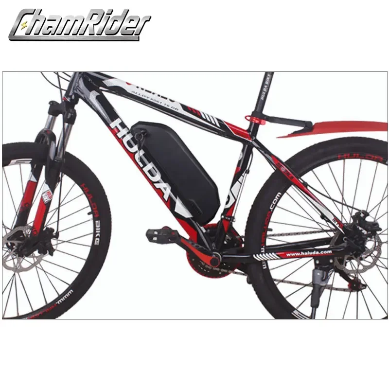 ChamRider-Polly 6 E-bike Battery Case, Down Tube, Downtube Electric Bike, Nickle Strips, 18650 Cells, 10S6P, 13S, 14S, 5P