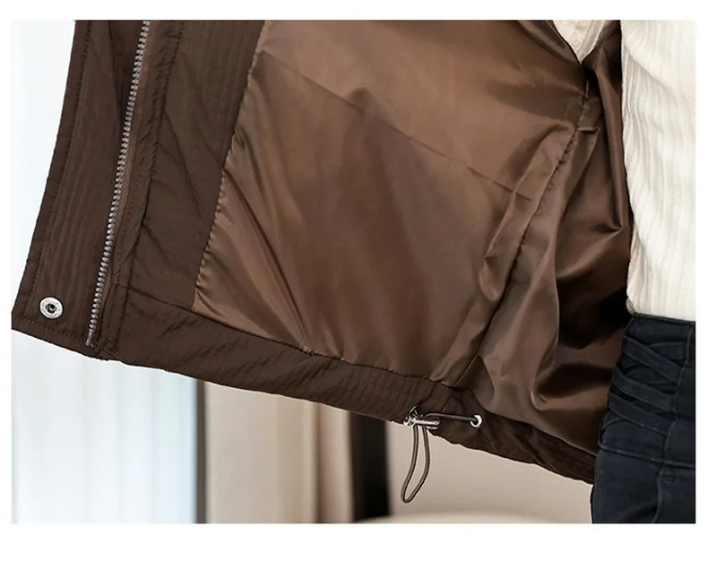 Dámský krátký kabát z peří a bavlny, módní zimní nový produkt, stylový kabát, bavlněná bunda, nejprodávanější svrchní oblečení - náhled 6