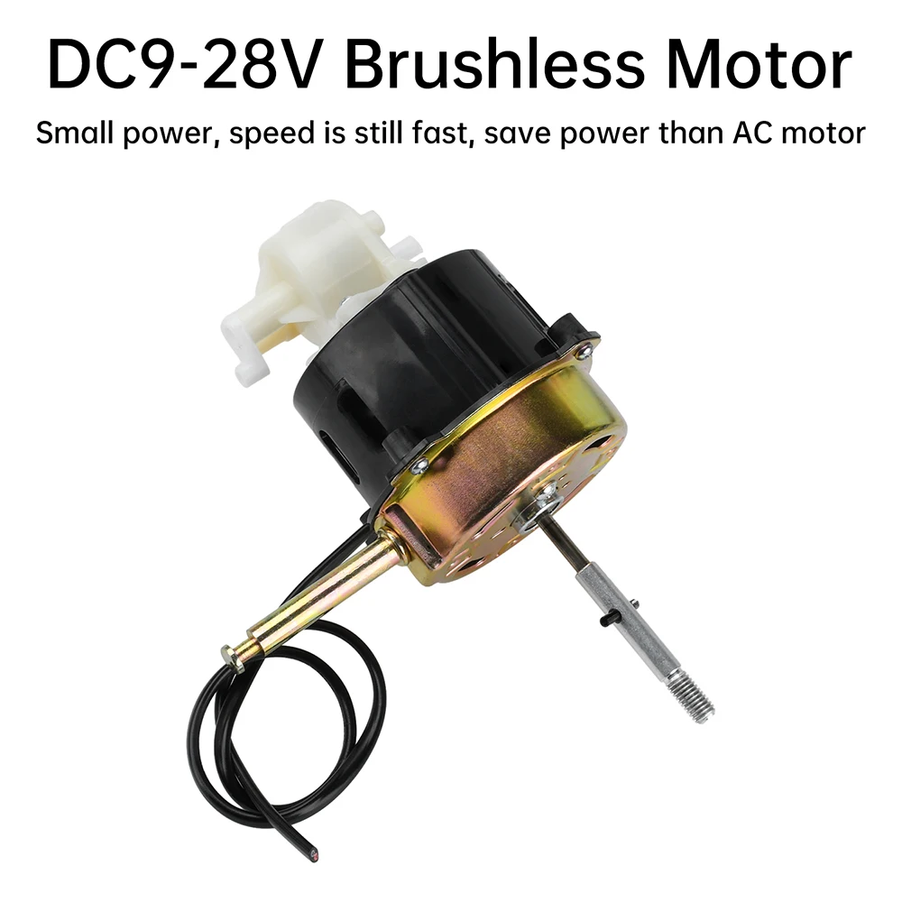 

DC12V Матовый двигатель постоянного тока 23 Вт 1420 об/мин Двигатель вентилятора с качающейся головкой Низкий уровень шума Двойные подшипники Настольный вентилятор Настенный вентилятор Двигатель 3-уровневый