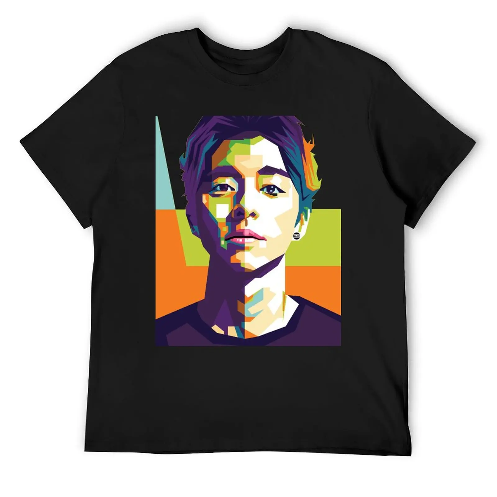 Gong Yoo in Pop Art Design T-Shirt vintage anime shirt anime t shirts quick drying graphics mens designer clothes