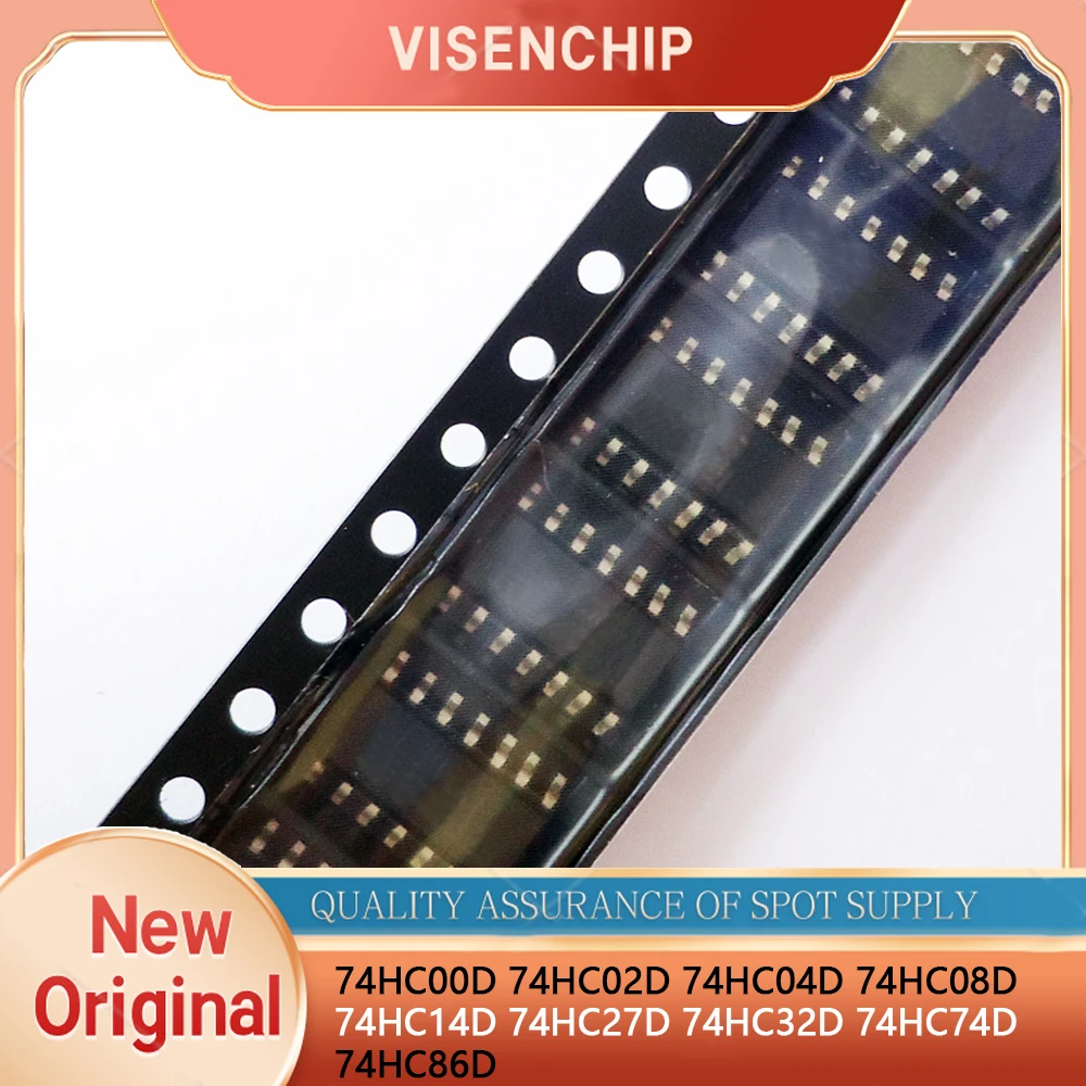 10pieces New SN74HC14DR 74HC00D 74HC02D 74HC04D 74HC08D 74HC14D 74HC27D 74HC32D 74HC74D 74HC86D SOP-14