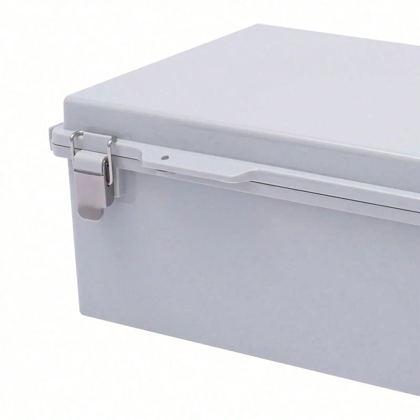IP67 Waterproof ABS, Stainless Steel Distribution Box Enclosure Hinged Plastic Shell Electronics & Instrument Enclosure