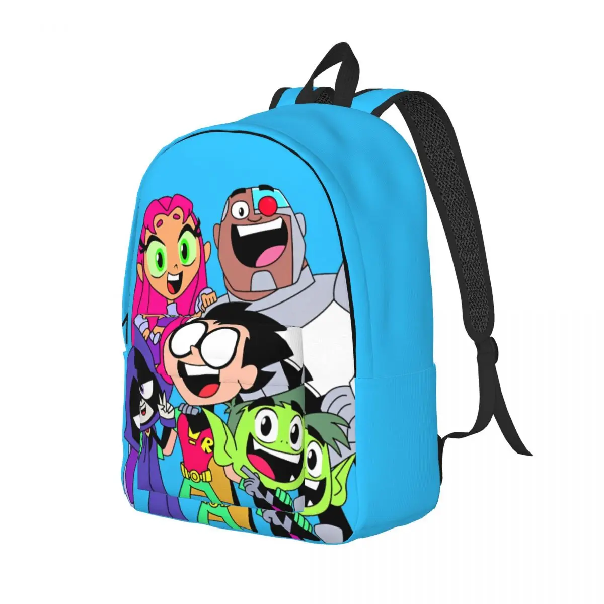 Teen Titans Go Picture Backpack for Preschool Primary School Student Bookbag Boy Girl Kids Daypack Gift