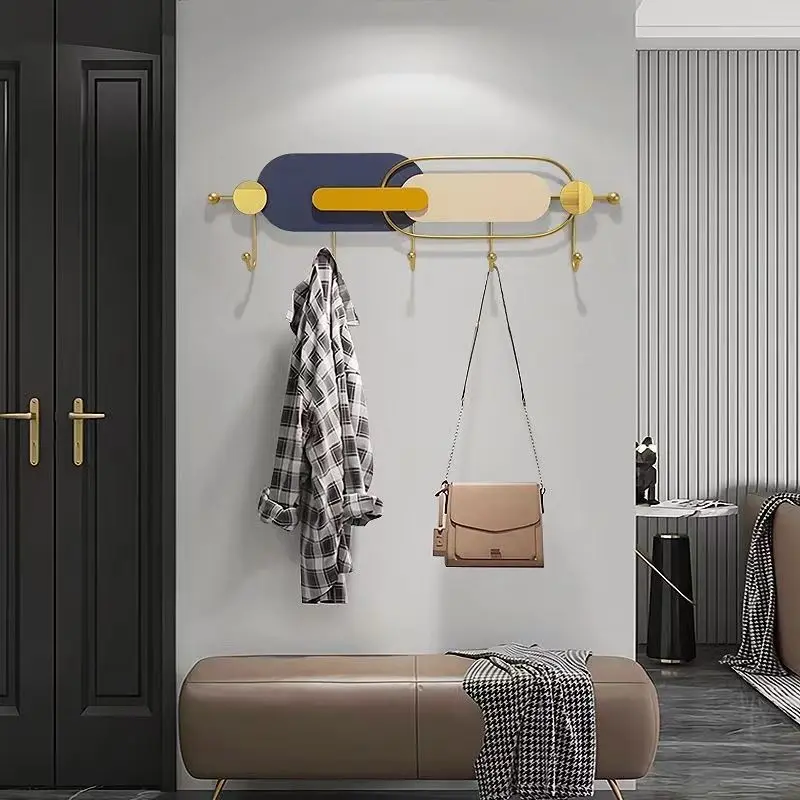 Space Saving Wall Coat Racks Living Room Indoor Headboards Bedroom Garment Coat Racks Metal Display