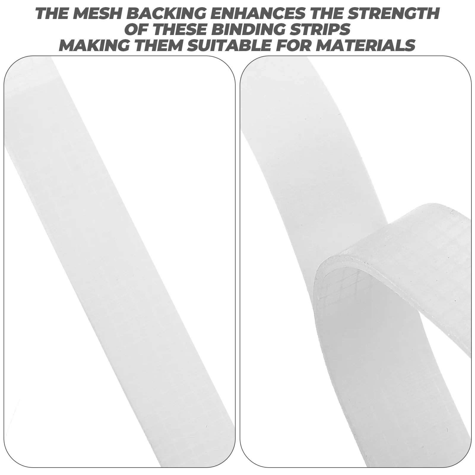 

30pcs Binding Strips Book Strip Plastic Mesh Backing for Document Spine Repair Office Supplies Glue Binding Strip Bookbinding