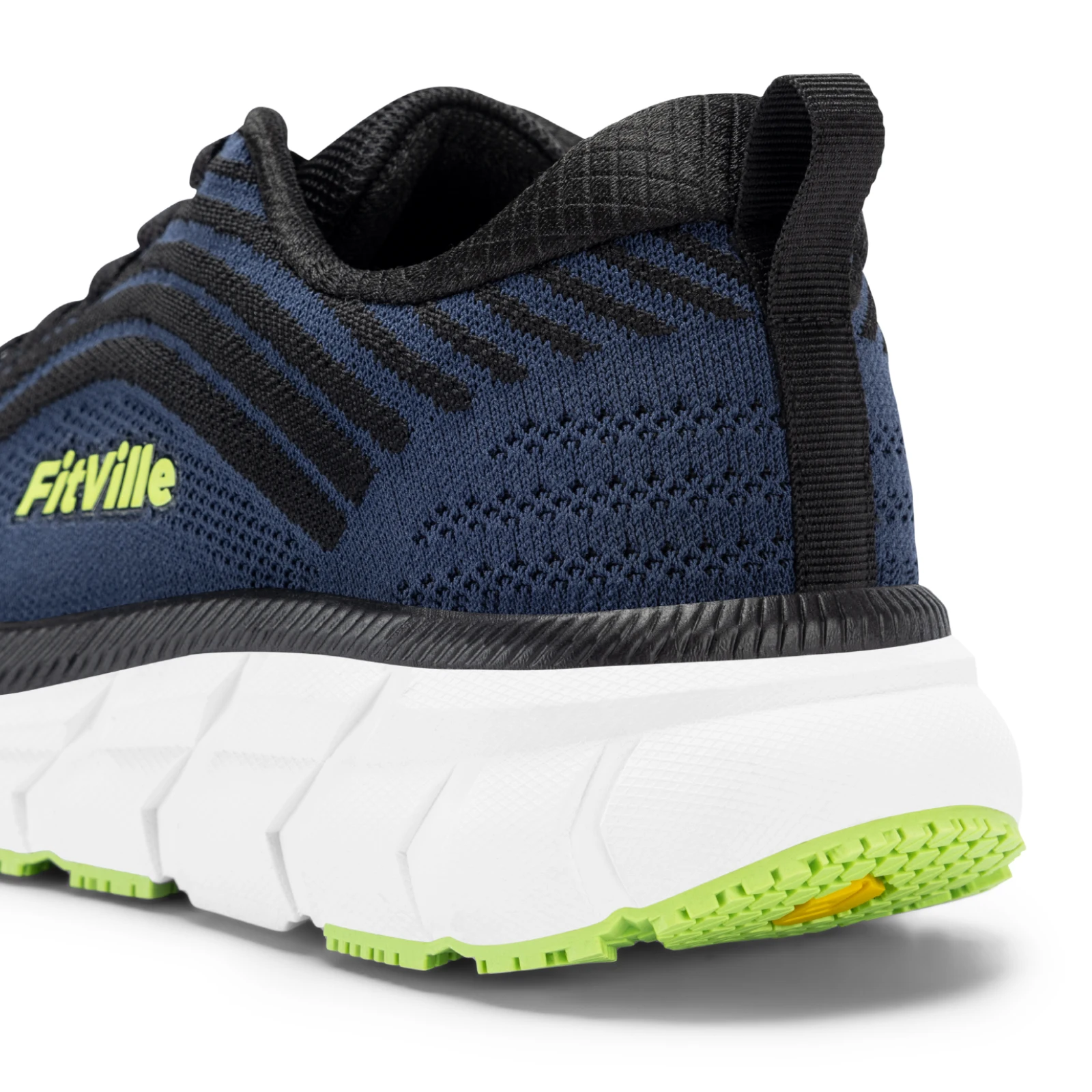 FitVille Box-Schuhe mit breiter Zehenpartie für Herren, gepolstert, gut extra breit, rutschfest, breit, leicht, atmungsaktiv, Laufschuhe – Detail 26