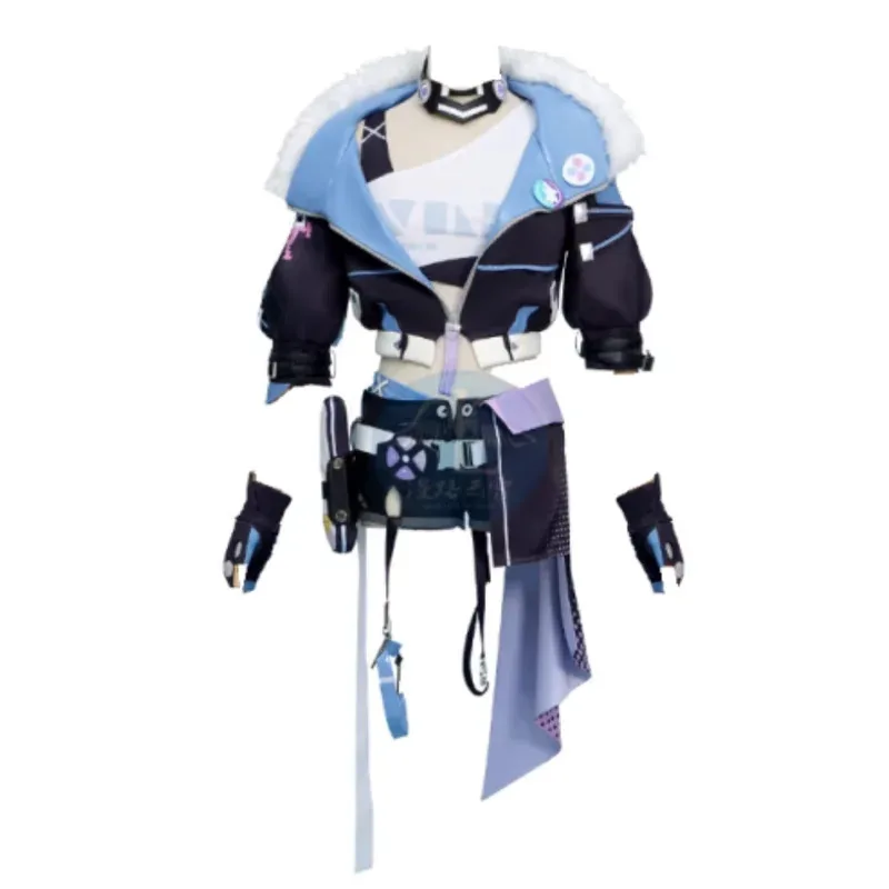 

Костюм для косплея «Серебряный волк» для косплей-почерей и Рождества, Хэллоуина