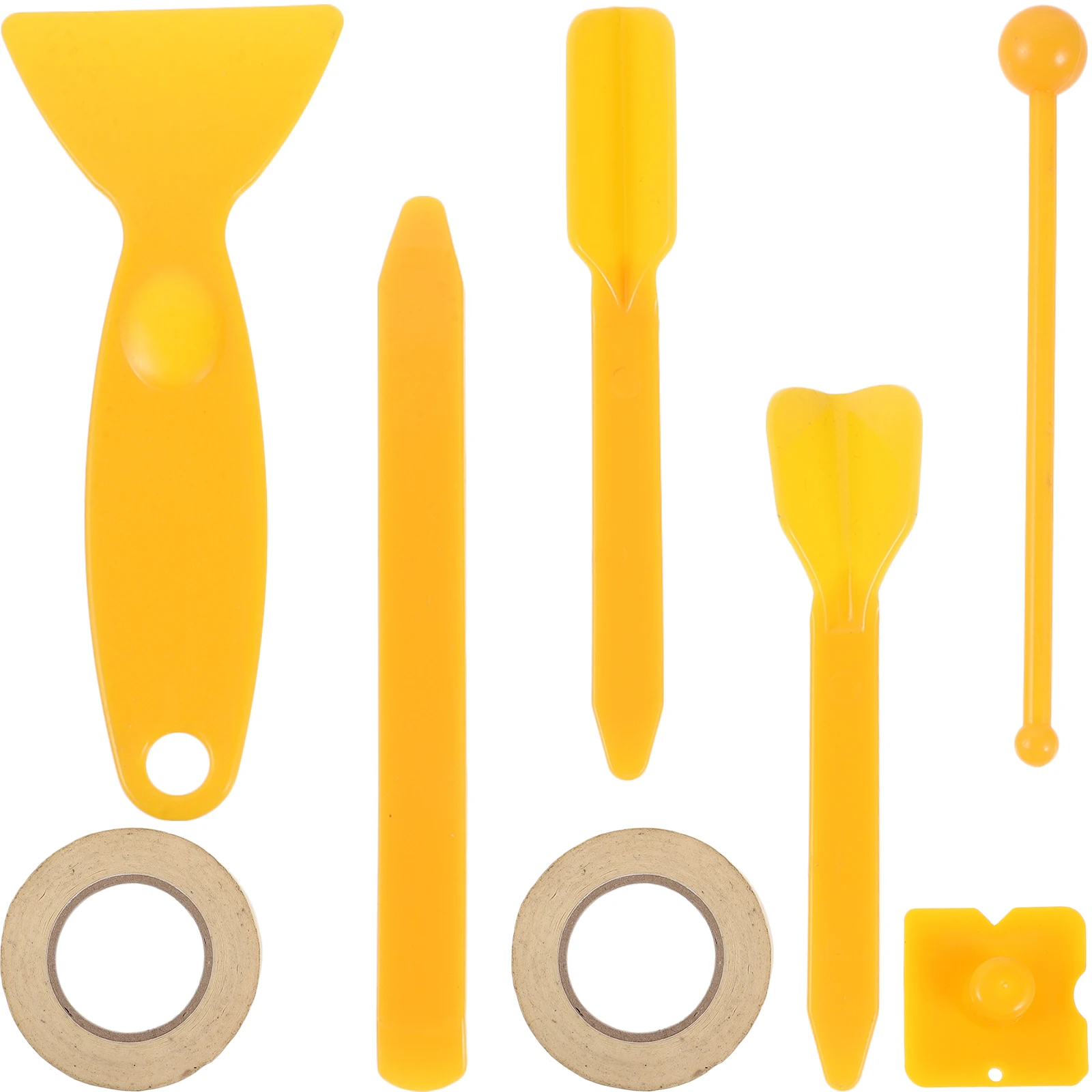 1 مجموعة أدوات السد التشطيب عدة البلاستيك السد مكشطة الشريط ل بلاط الجص الفجوات ختم الطابق الحمام المطبخ استخدام #1