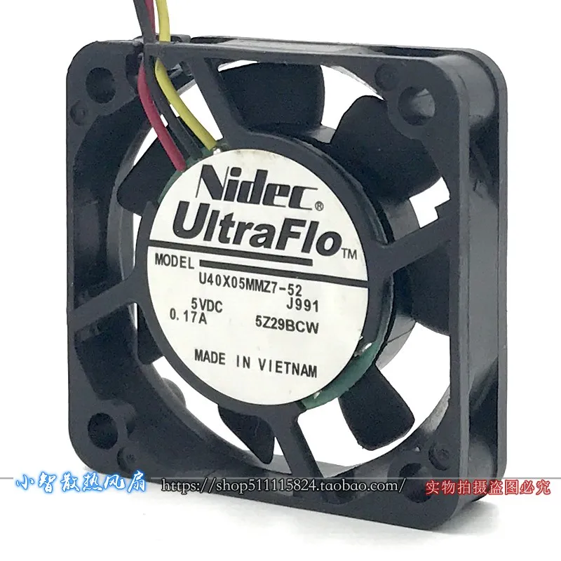 ORIGINAL U40X05MMZ7-52 5V 4010 40*40*10mm KIPAS PENDINGIN RADIATOR BARU