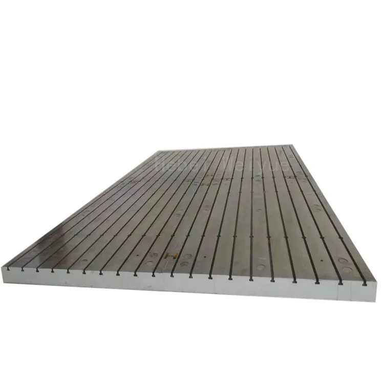 Cast Iron Platform with T Groove Ground Rail Manufacturers' Product for Measuring & Gauging Tools