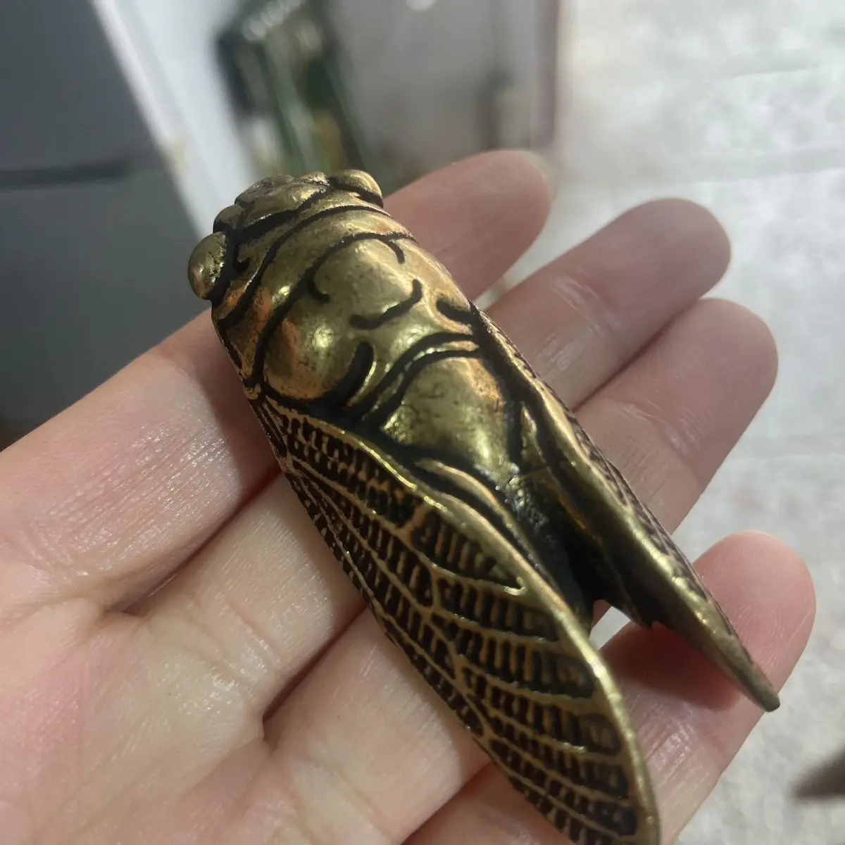 Retro cicada animals Ornament Decoration Tea Pet Figurines Desk Decor Accessories