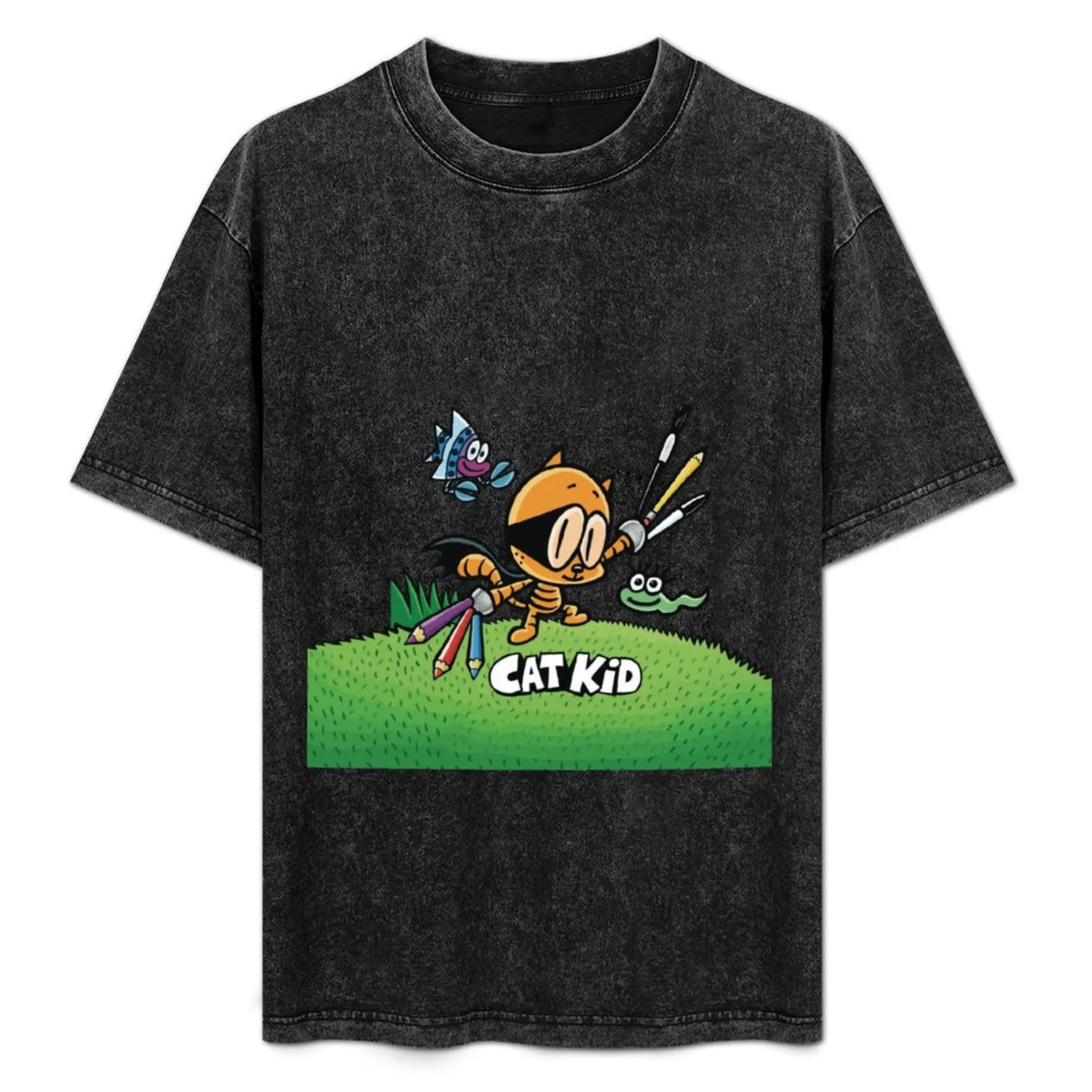 キャットキッド-tシャツ-クイックドライ-フィッシング-tシャツ