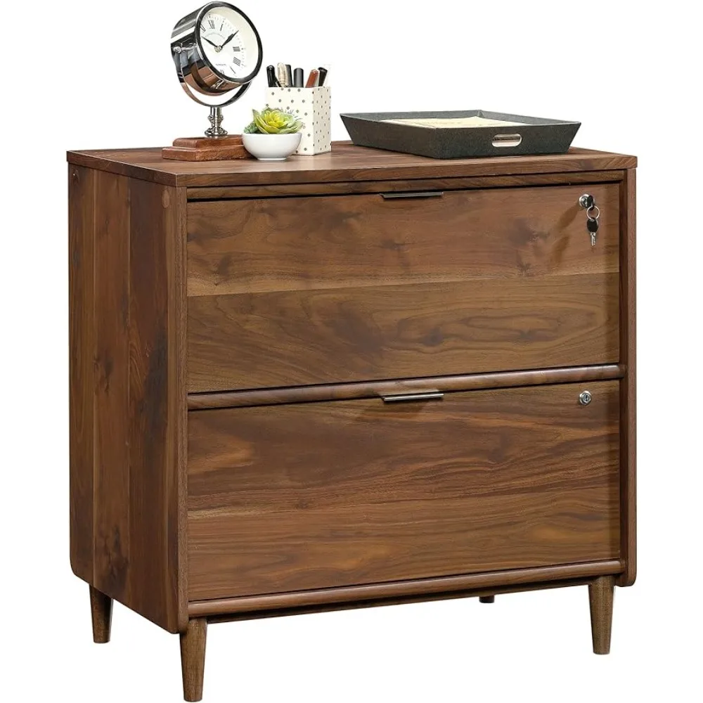 

Clifford Place Lateral File Wood Cabinet Grand Walnut Finish 5-tier Chest of Drawers With Wheels Desk Filing Cabinet Vinyl Stand