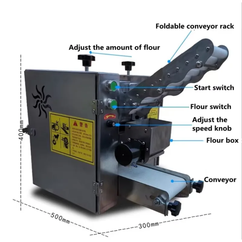 Small Grain product automatic momo empanada  tortilla samosa wonton dumpling maker skin wrapper making machine price