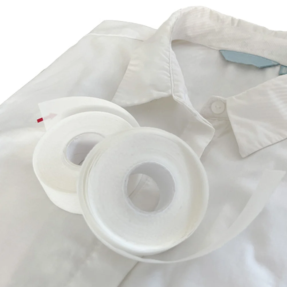 

5 Rolls Breathable Sweat Pads Adhesive Collar Protector Hat Sweat Absorption Liner Sweatproof Shirt Stickers Collar Stickers