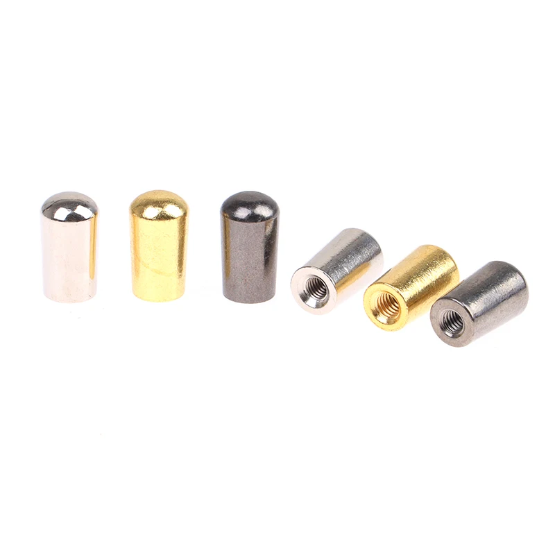 Guitar 3 Way Toggle Switch Tip 3.5/4mm Screw Thread Knobs Tip Cap Button To For Electric Guitars Parts Metal