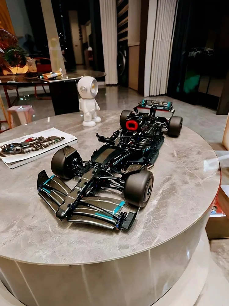 

1642 шт. W14E супер гоночный автомобиль, набор моделей-домашний декор, подарок для взрослых