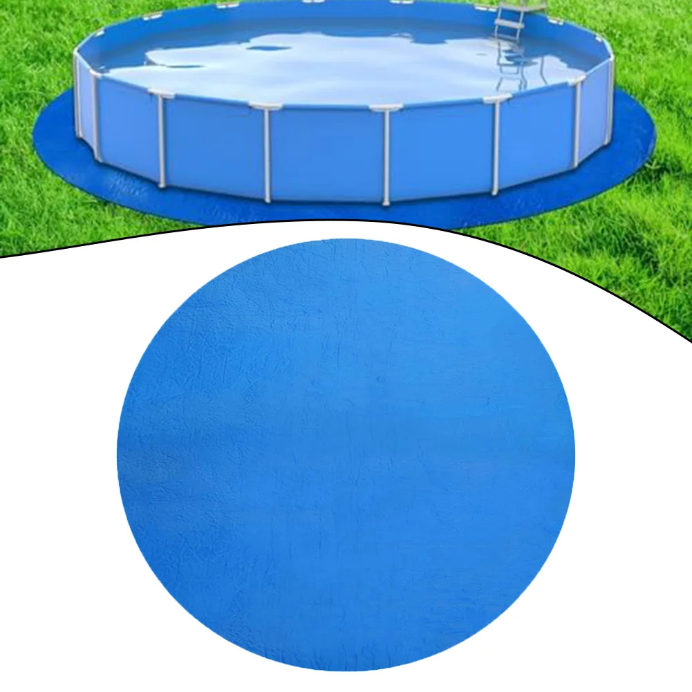 

Swimming Pool Round Liner Pad Mat for Above Ground Pools Lightweight Easy Installation Protective Outdoor Pool Accessory