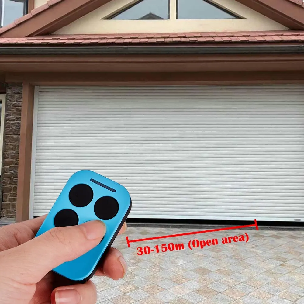 Garage Door Remote Control AUTO SCAN Multi Frequency Duplicate 280-868MHZ Multi Brand 433.92MHz Fixed Rolling Code Gate Opener