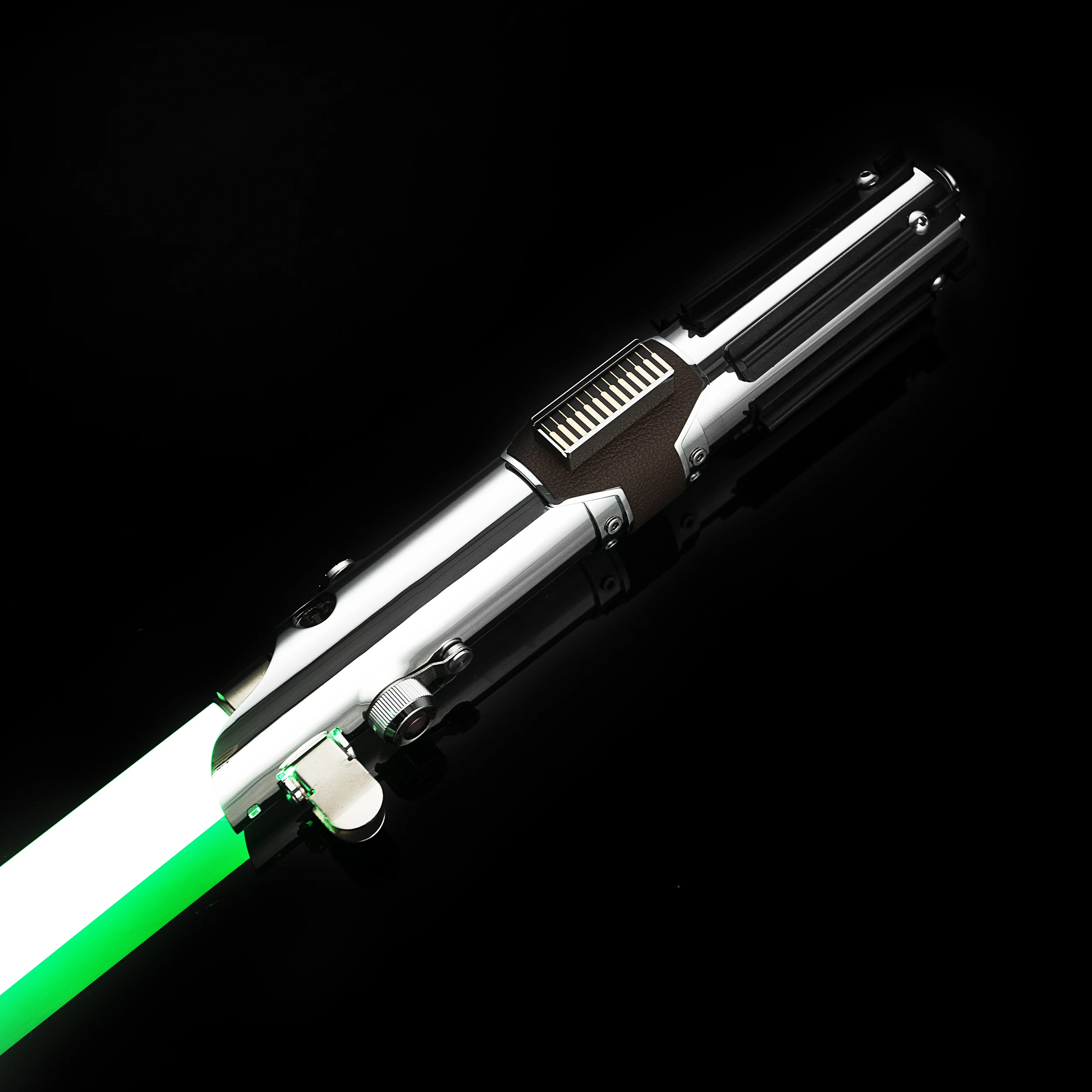 LGT Saberstudio Rey Variant Metal Hilt Heavy Dueling Blade Lightsaber with Mulit Sound Fonts Sensitive Smooth Swing Bluetooth