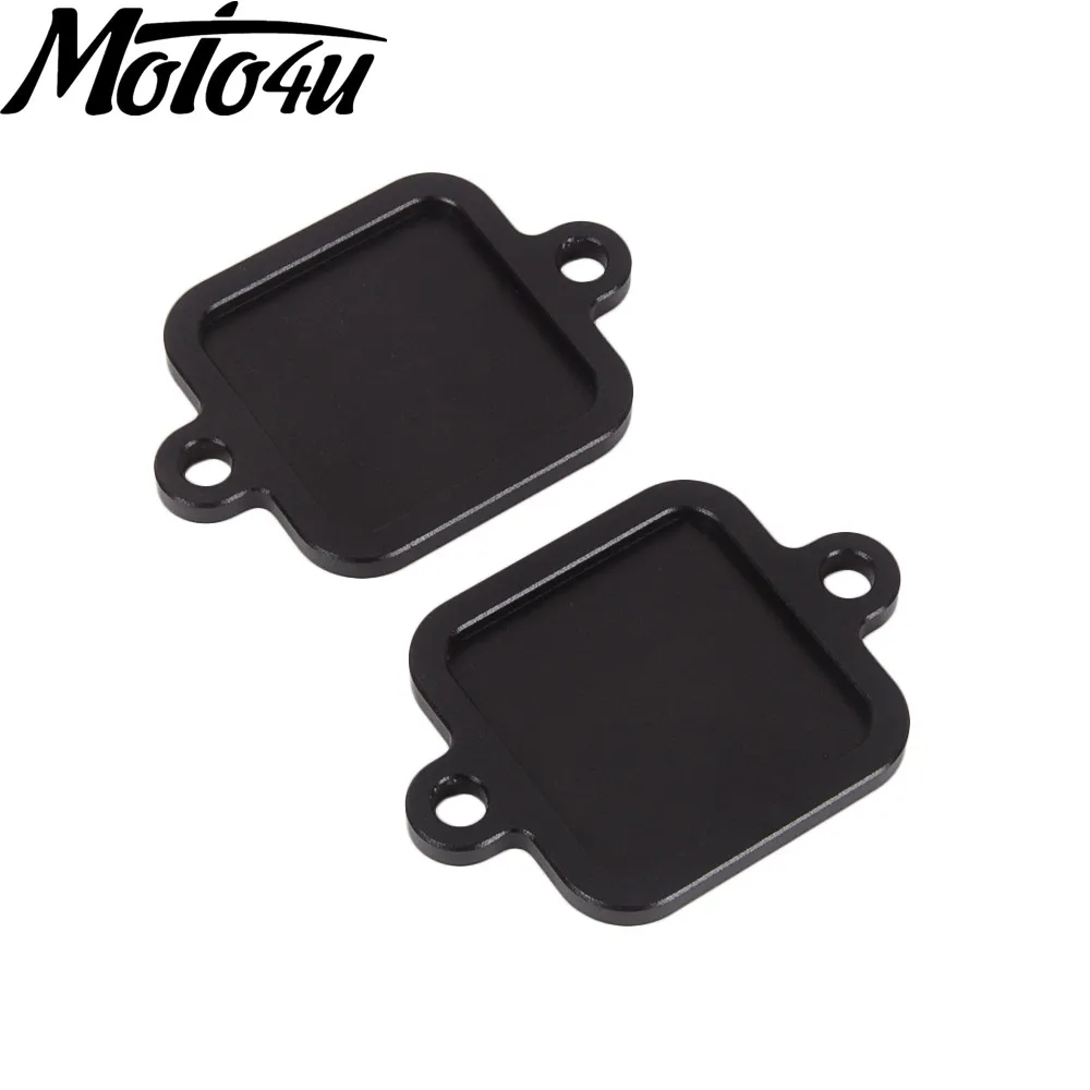 Motorcycle Smog Block Off Plate Cover CNC Aluminum Fit For Yamaha R1 R6 FZ1 FZ6 FZ8 FZ10 MT10