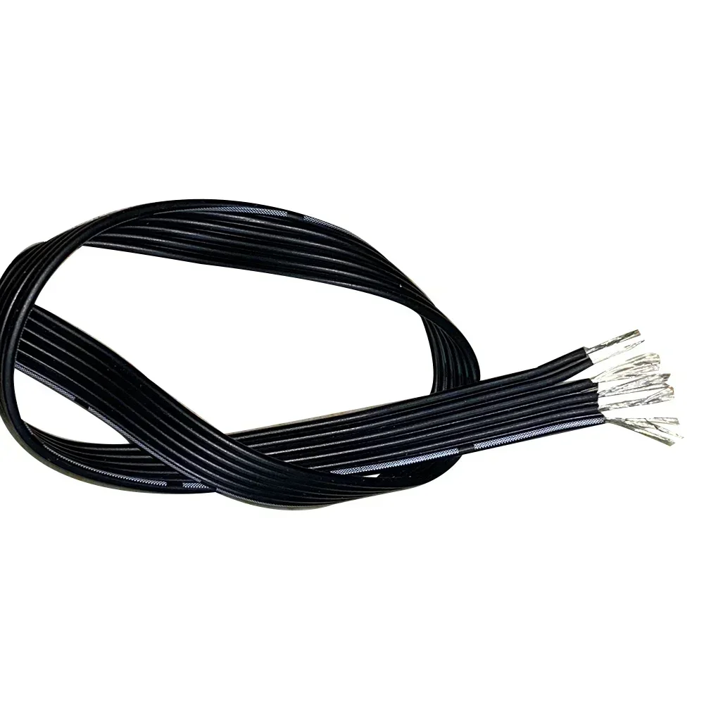 

28AWG 2-6Pin Silicone Cable -60°C~200°C, Ultra-Soft, Solder-Resistant for High-Temp Wiring