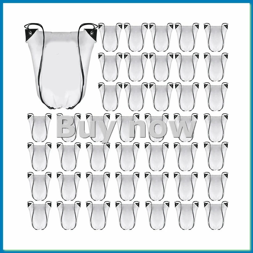 

25 Pcs Sublimation Drawstring Bags Bulk White Blank Drawstring Backpacks Reusable Gym Sport Sinch Sack Backpack-ABFB
