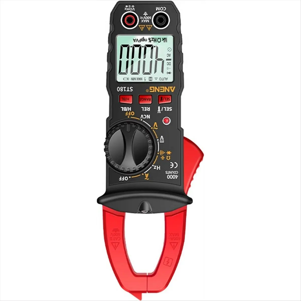 N94R ANENG ST180 Digital Clamp Meter 4000 Counts AC Current Ammeter Multimeter Voltage Tester Car Amp Capacitance Ohm Tools