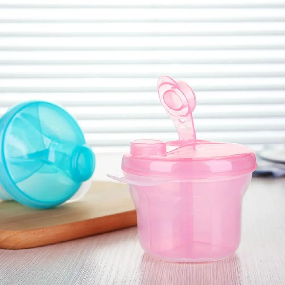 3 Grid Feeding Dispenser Toddler Travel Bottle Milk Powder Storage Box Baby Food Storage Food Container