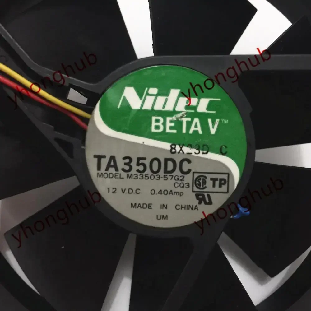 

NIDEC M33503-57G2 CQ3 DC 12 В 0,40 А 3-проводной 90x90x25 мм Вентилятор охлаждения сервера