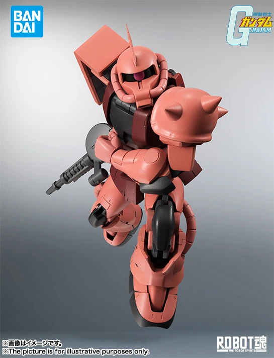 Bandai Mobile Suit Gundam ROBOT SPIRITS SIDE MS MS-06S Char's Zaku ver. AE MODE Figures Modello anime Regalo giocattolo in scatola originale