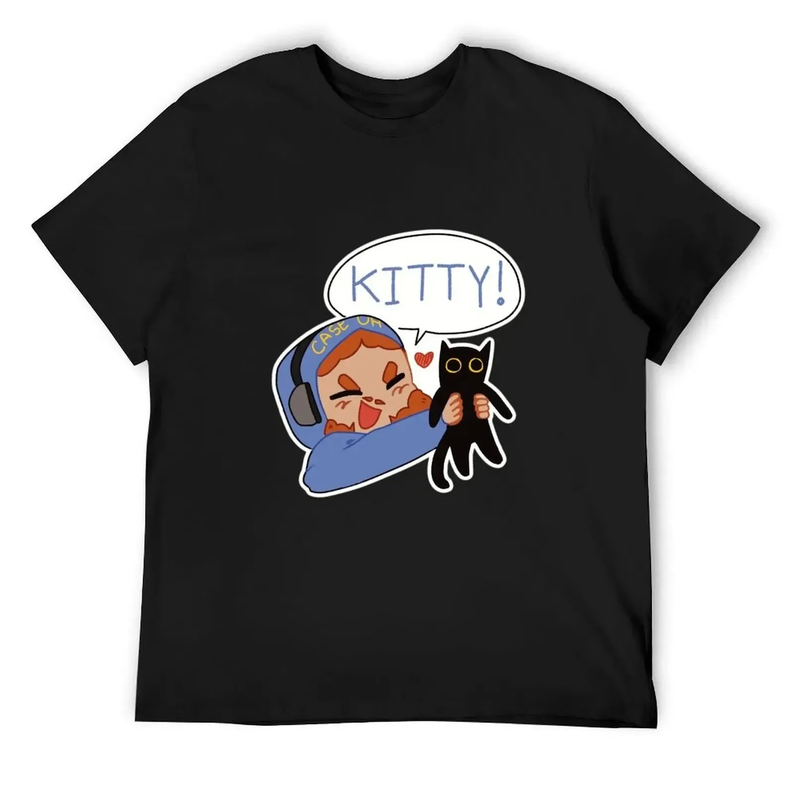 

Anime Caseoh Kitty Graphic Print T-Shirt Animal Prinfor Boys Designer T Shirt Best Selling Comfortable Breathable Oversized Tee