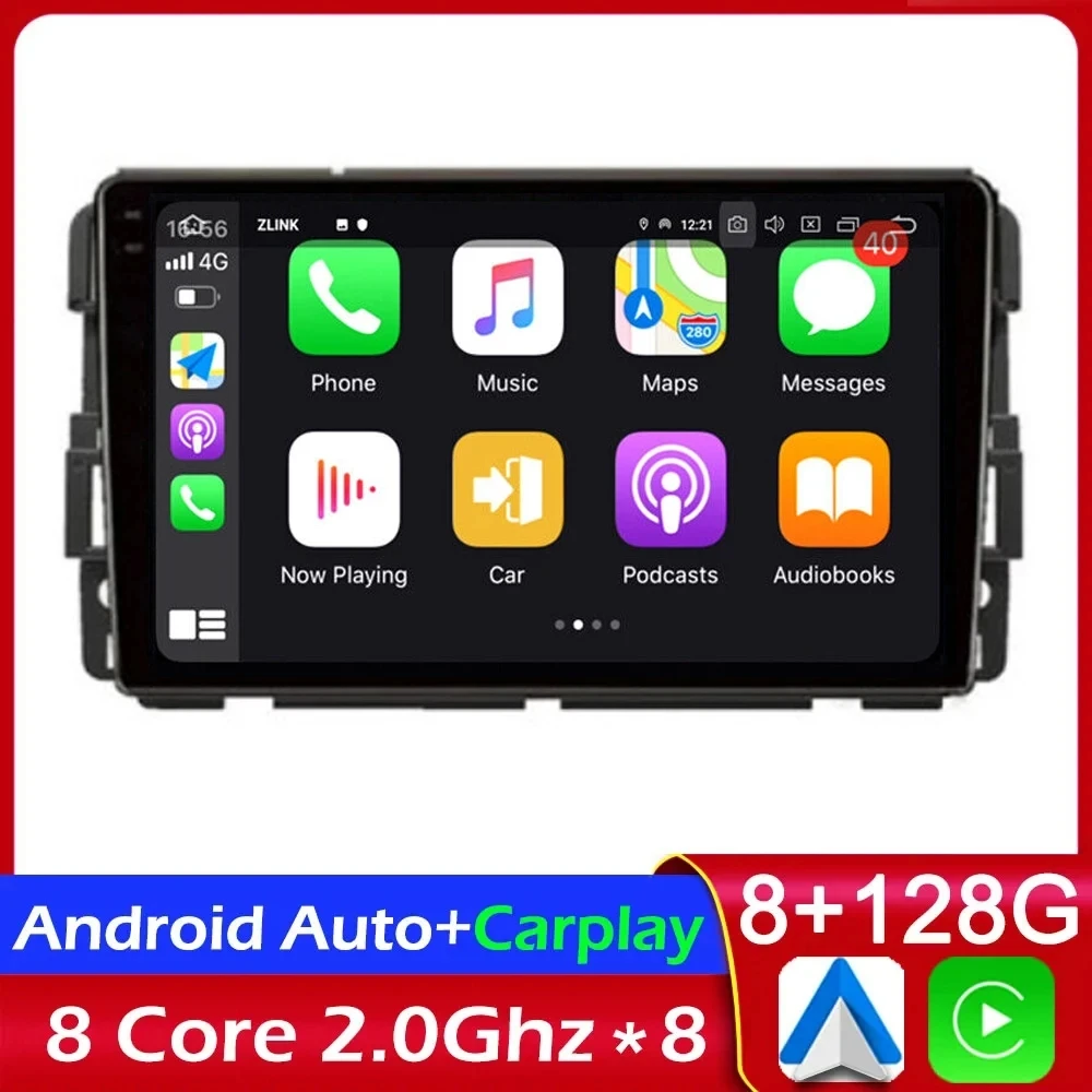 

Wireless Carplay Android 14 Player For Chevrolet Silverado Impala GMC Yukon Acadia Sierra Navigation GPS Wifi Video No 2din DVD