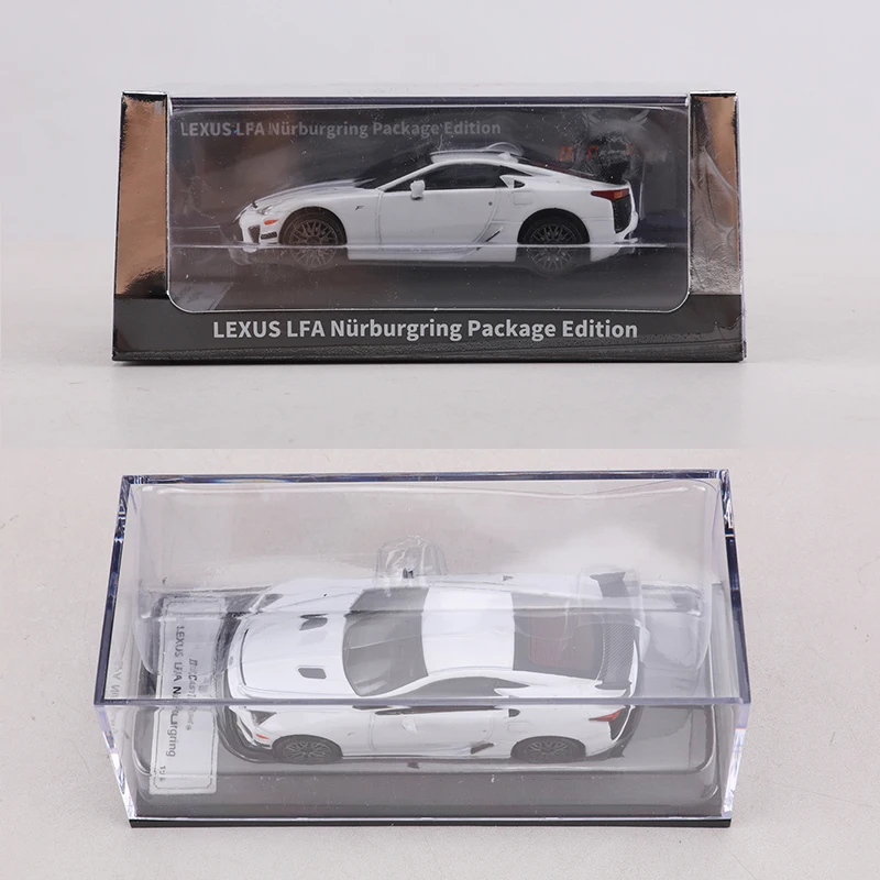 DCT 1:64 LEXUS LFA White NURBURGRING Edition Alloy Model Car view 2