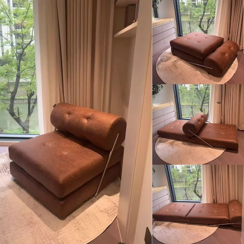 

Aesthetic Luxury Living Room Sofas Brown Oversized Recliner Lazy Compression Sofa Folding Japanese Woonkamerbanken Furniture
