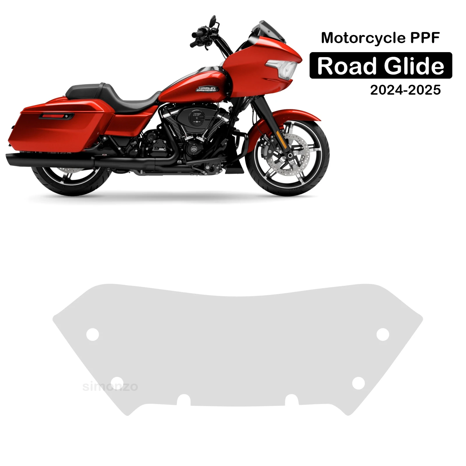 

Anti-scratch For Harley Touring Road Glide PPF Paint Protection Film Road Glide TPU Motorcycle Body Protection 2024-2025