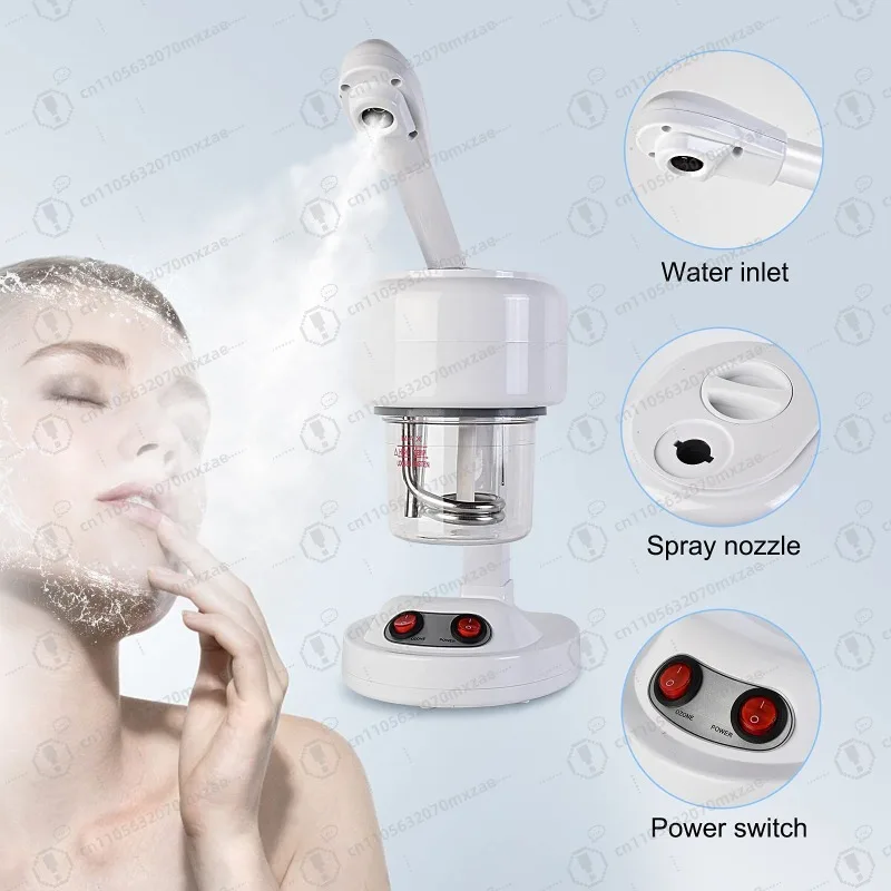 Hot Mist Mini Facial Steamer Portable Hydrating Sprayer Moisturizing Face Skin Care Beauty Device