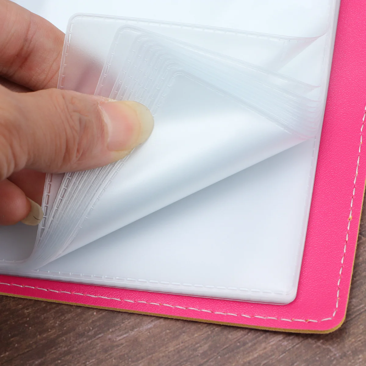 

120 Organizer Heavy Duty Name Card Holder for Id Credit Membership Cards Storage Portable Desk Tool