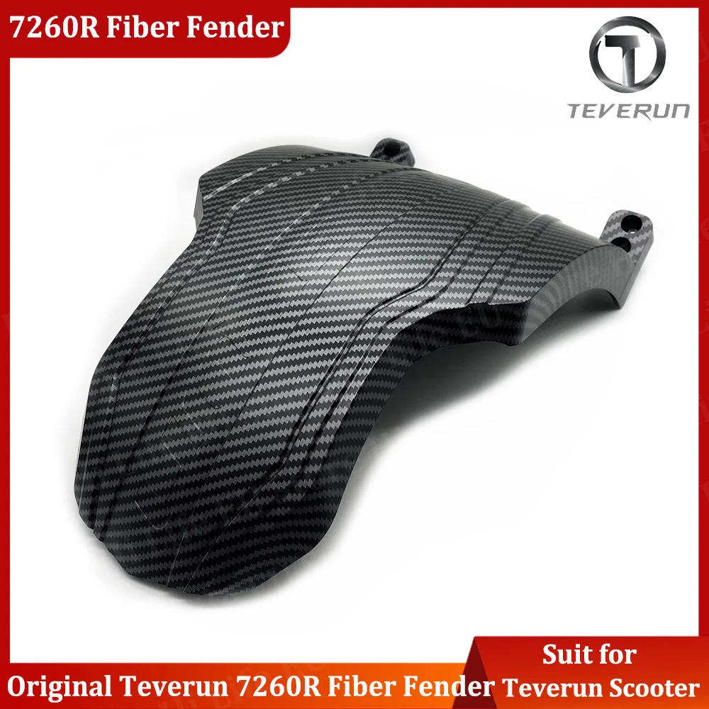 

Original Teverun Fighter 7260R Carbon Fiber Pattern Mudguard for 13inch Teverun 7260R for Teverun 7260R Fenders Electric Scooter