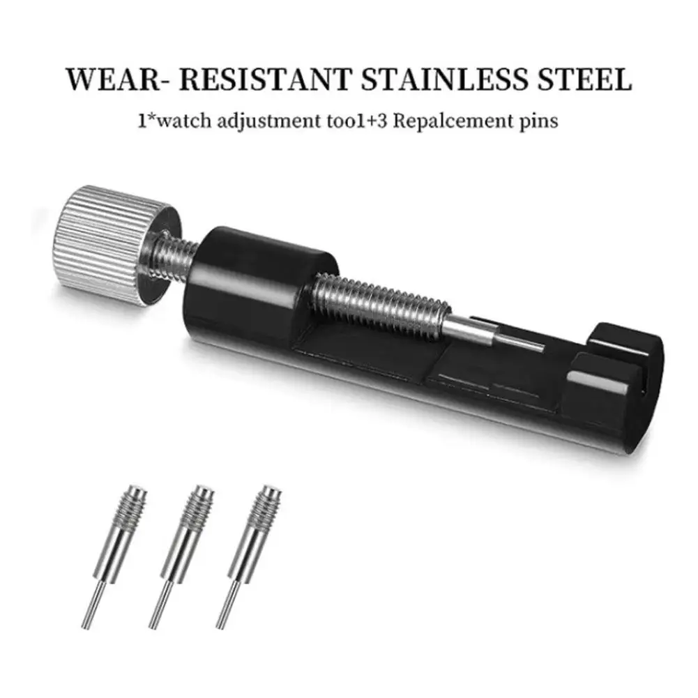 Assista Banda Strap Link Pin Remover, Ajustável Fenda Ferramenta Pulseira, Kit Ajustador, Cadeia Pin Repair, Dropshipping, L4U8