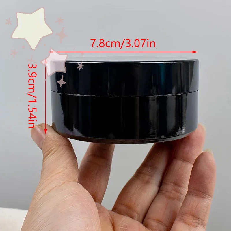 100 جرام فارغة واسعة الفم قناع عين جرة زجاجة مسطحة مع ملعقة كريم الجسم غسول التعبئة والتغليف زجاجة السفر الحاويات مستحضرات التجميل #6