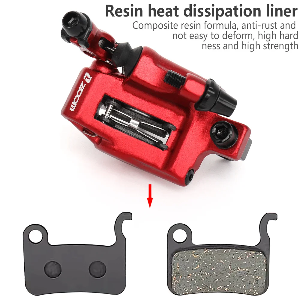 ZOOM XTECH HB100 MTB الصحن الهيدروليكي الفرامل الفرجار الأمامي الخلفي متوافق مع G3 160/180 مللي متر الدوار MT200 M315 160 مللي متر الدوار للدراجة #4