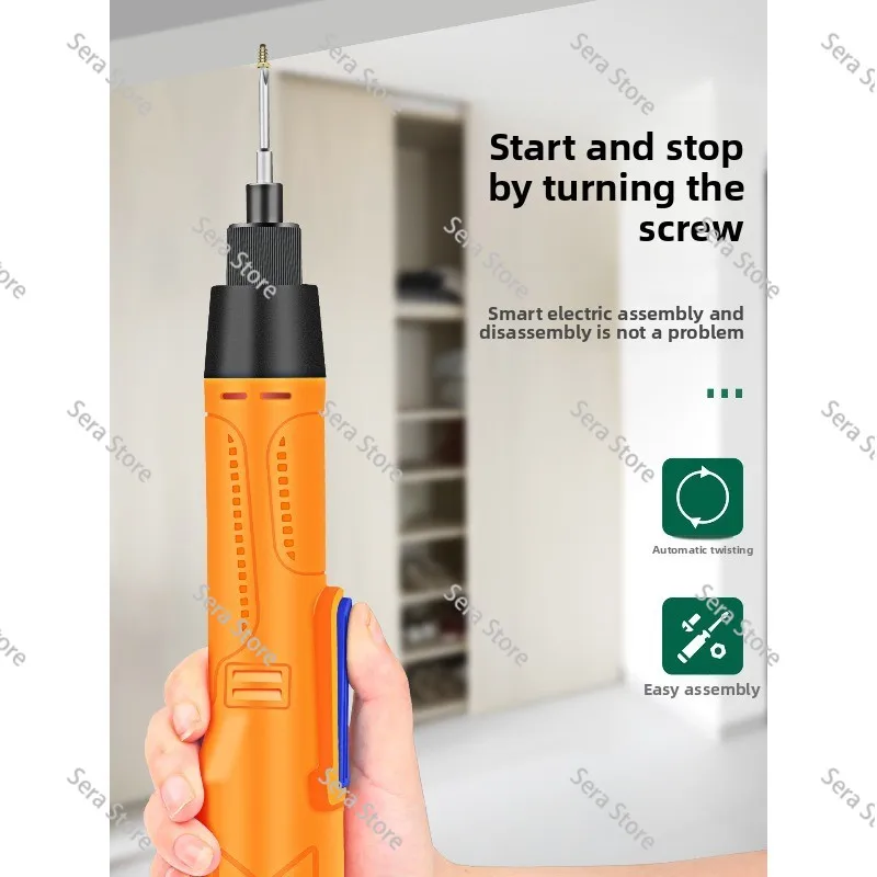 Rechargeable 12V electric screwdriver lithium battery straight handle 801 wireless notebook mobile phone repair tool