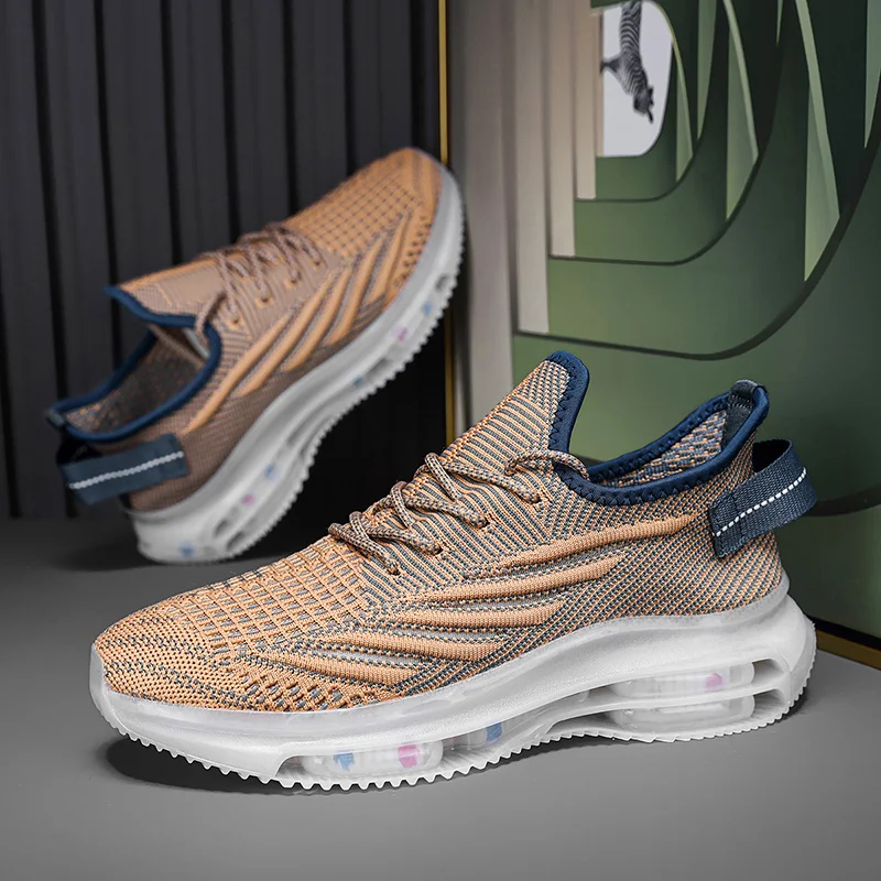 

Casual Sneaker Summer Outdoor Sports Running Breathable Mesh Shoes Large Size Anti Slip Shock-absorbing Casual Training Shoes