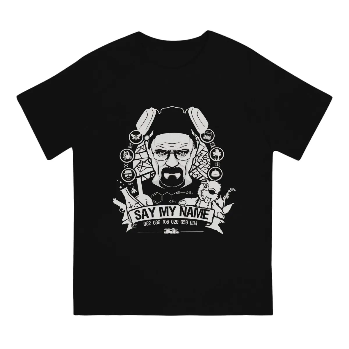 Say My Name Graphic Polyester TShirt Breaking Bad Style Tops Leisure T Shirt Male Short Sleeve